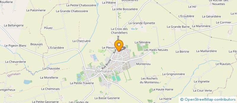 localisation de l'entreprise AMNJMC  DOMALAIN