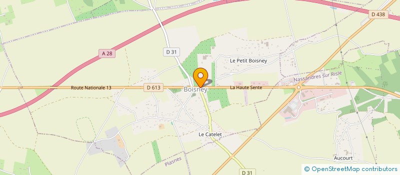 localisation de l'entreprise AMNS  BOISNEY