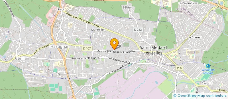 localisation de l'entreprise AMNV  SAINT-MEDARD-EN-JALLES