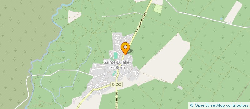 localisation de l'entreprise AMO  SAINTE-EULALIE-EN-BORN