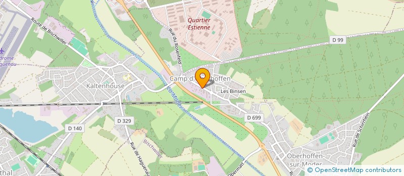 localisation de l'entreprise AMO 67  OBERHOFFEN-SUR-MODER