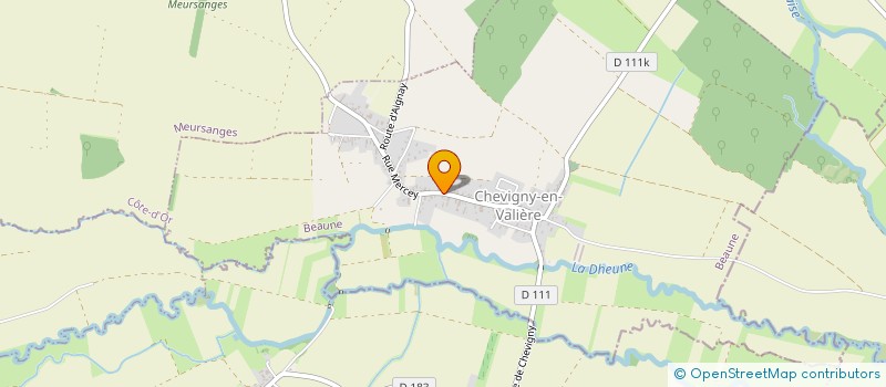 localisation de l'entreprise AMO  CHEVIGNY-EN-VALIERE