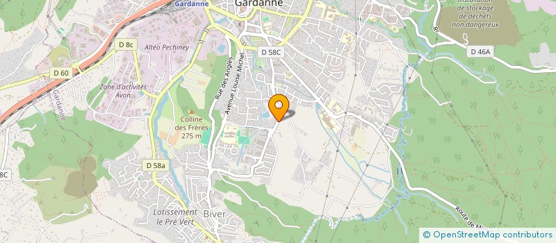 localisation de l'entreprise AMO  GARDANNE