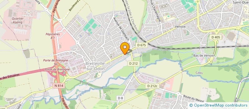 localisation de l'entreprise AMO  BRETTEVILLE-SUR-ODON