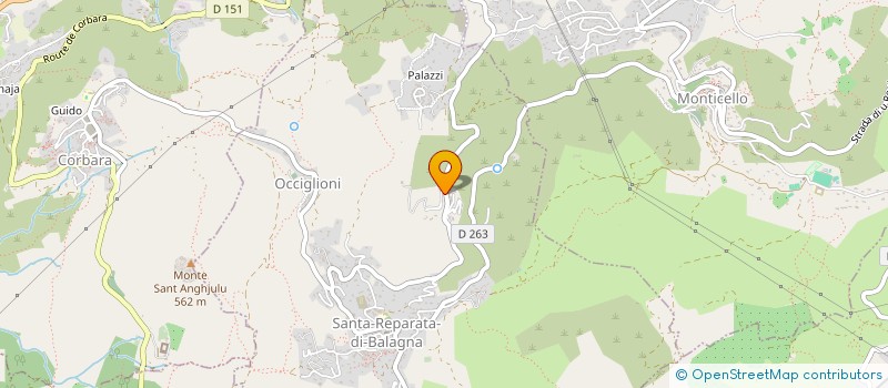 localisation de l'entreprise AMO à SANTA-REPARATA-DI-BALAGNA