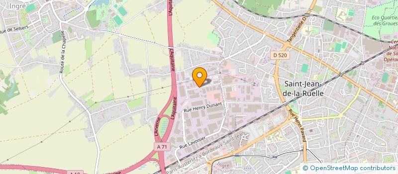localisation de l'entreprise AMO à INGRE