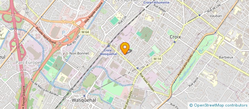 localisation de l'entreprise AMO ASSOCIES  CROIX