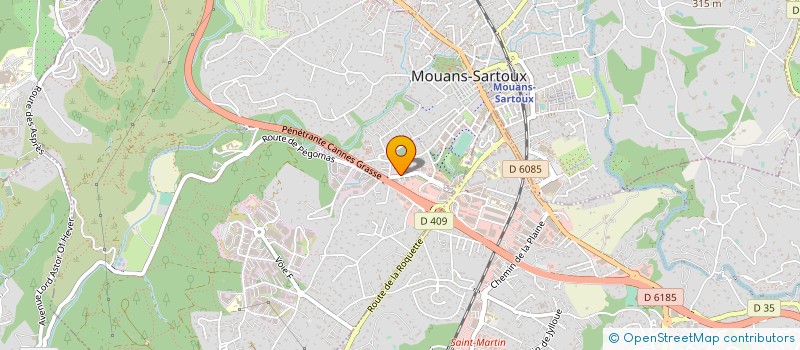 localisation de l'entreprise AMO - BAT à MOUANS-SARTOUX