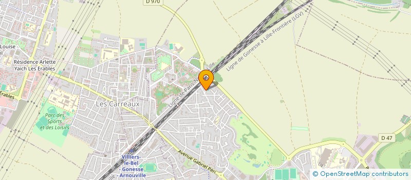 localisation de l'entreprise AMO BCD à GONESSE