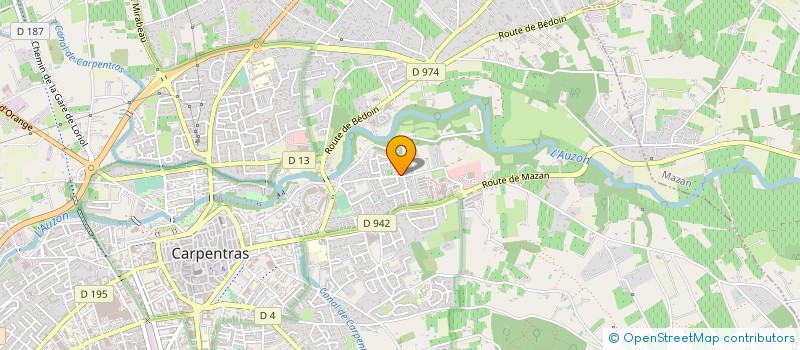 localisation de l'entreprise AMO BY CJ  CARPENTRAS