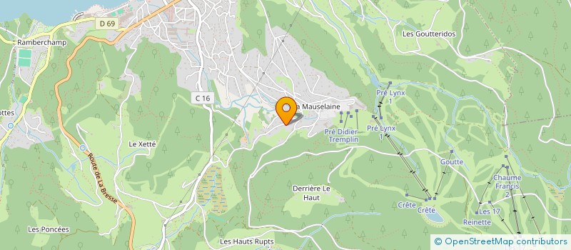 localisation de l'entreprise AMO CONCEPT à GERARDMER