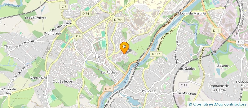 localisation de l'entreprise AMO CONSEILS  ISLE