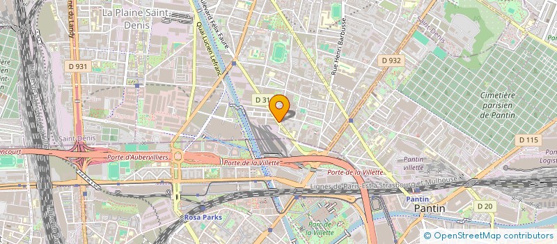 localisation de l'entreprise AMO CONSEILS ET DEVELOPPEMENT à AUBERVILLIERS