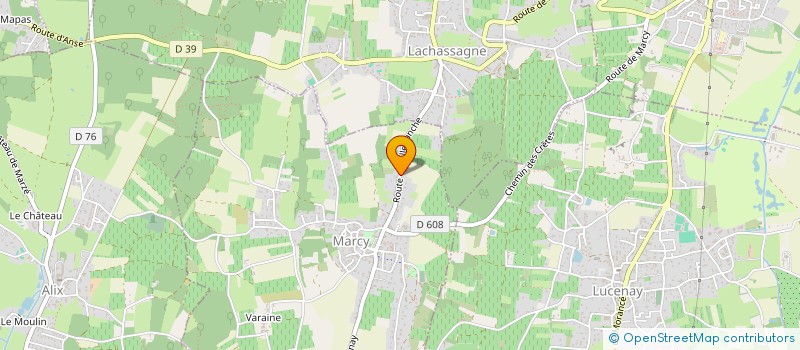 localisation de l'entreprise AMO DES PIERRES DOREES à MARCY