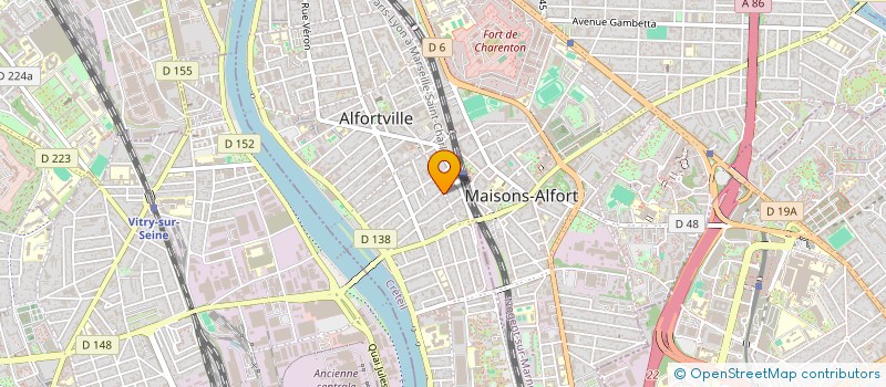 localisation de l'entreprise AMO ENGINEERING à ALFORTVILLE