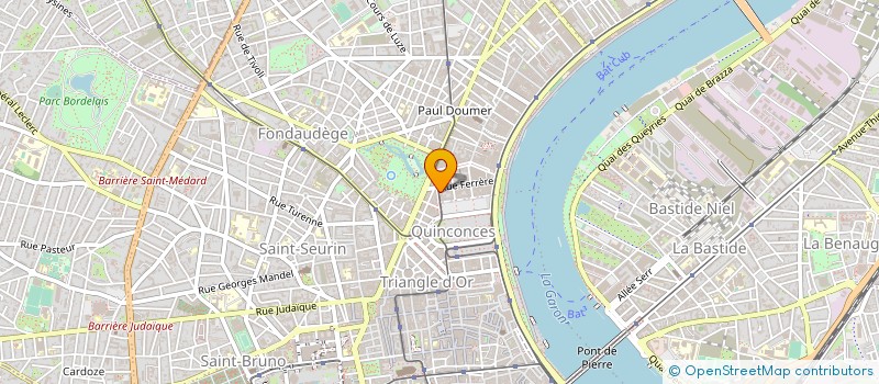 localisation de l'entreprise AMO FILMS à BORDEAUX