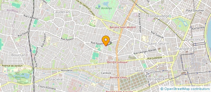 localisation de l'entreprise AMO HOBA  BORDEAUX