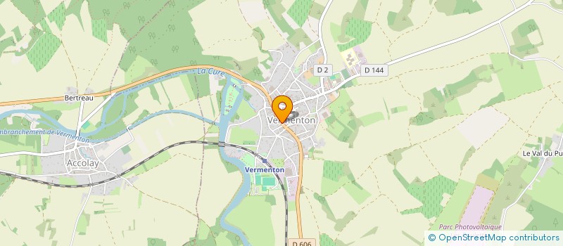 localisation de l'entreprise AMO OPTIQUE  VERMENTON