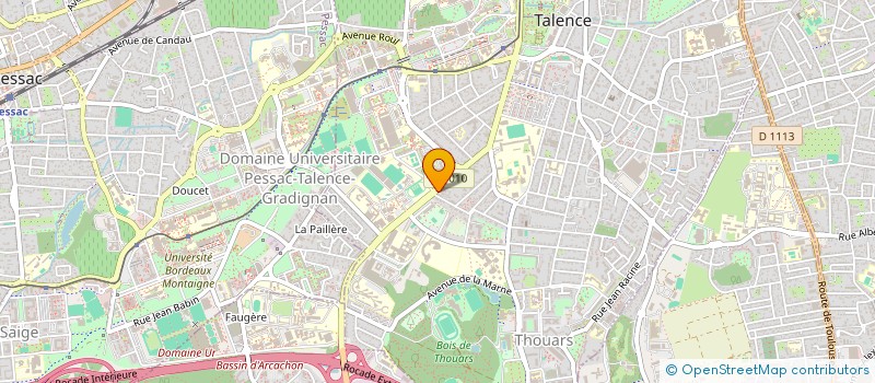 localisation de l'entreprise AMO PEINTURE  TALENCE