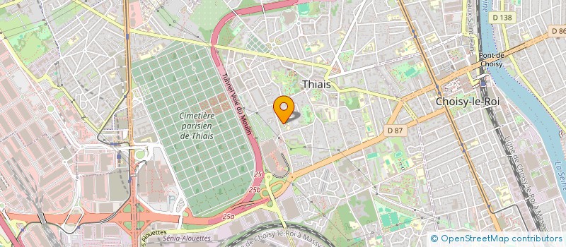 localisation de l'entreprise AMO PRO-TECH à THIAIS
