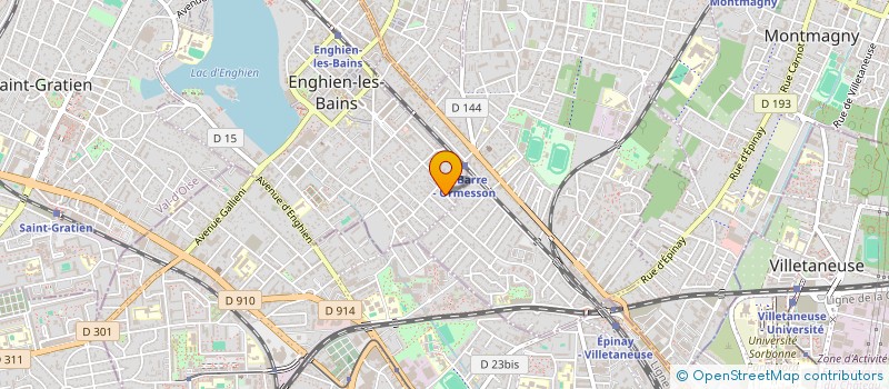 localisation de l'entreprise AMO PROD  ENGHIEN-LES-BAINS