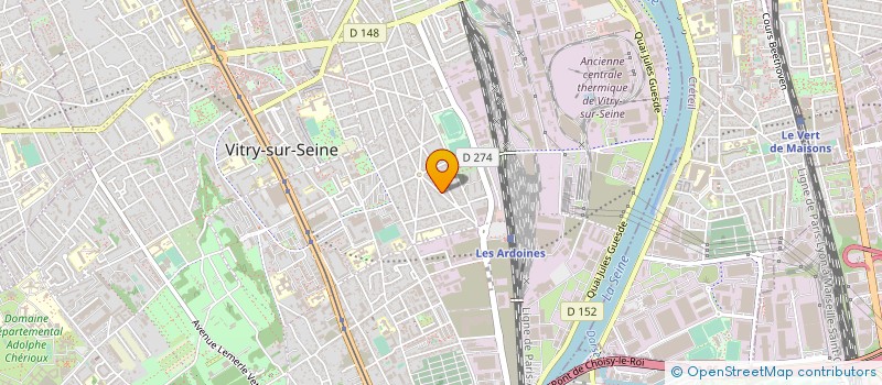 localisation de l'entreprise AMO PROMOTION à VITRY-SUR-SEINE