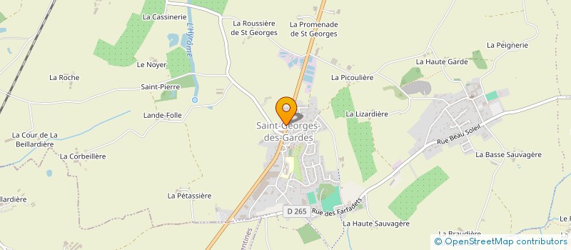 localisation de l'entreprise AMO TRAVAUX ET HABITAT à CHEMILLE-EN-ANJOU