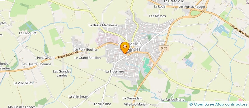 localisation de l'entreprise AMOA  SAINT-MELOIR-DES-ONDES