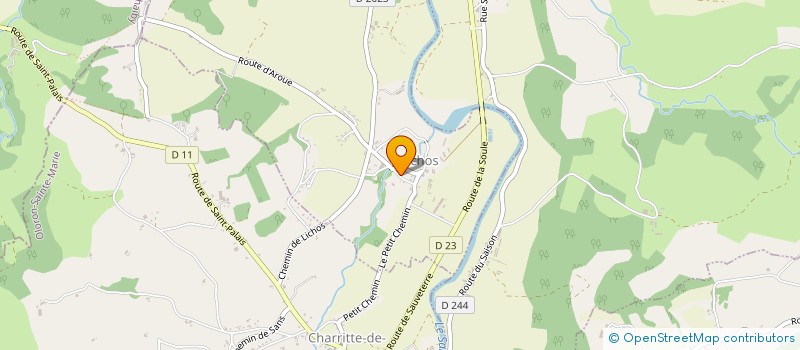 localisation de l'entreprise AMOA  LICHOS