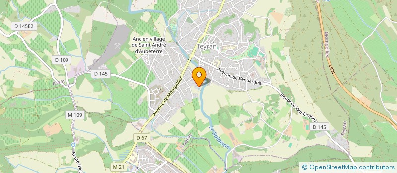 localisation de l'entreprise AMOA  TEYRAN