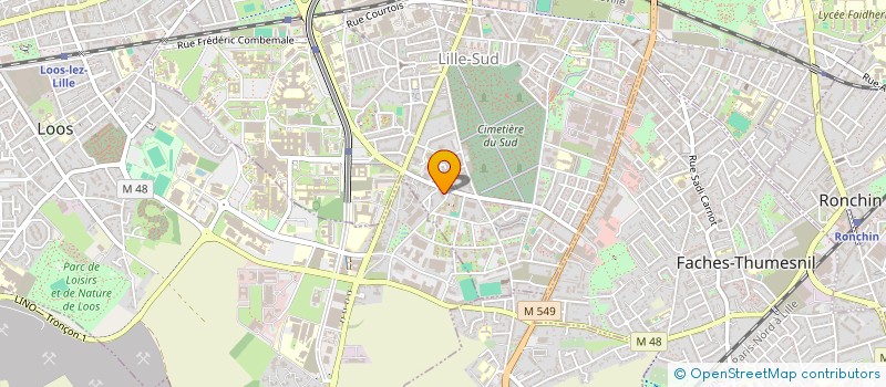 localisation de l'entreprise AMOA SERVICES NETTOYAGE à LILLE