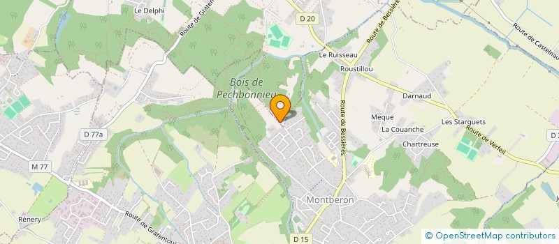 localisation de l'entreprise AMOAE  MONTBERON