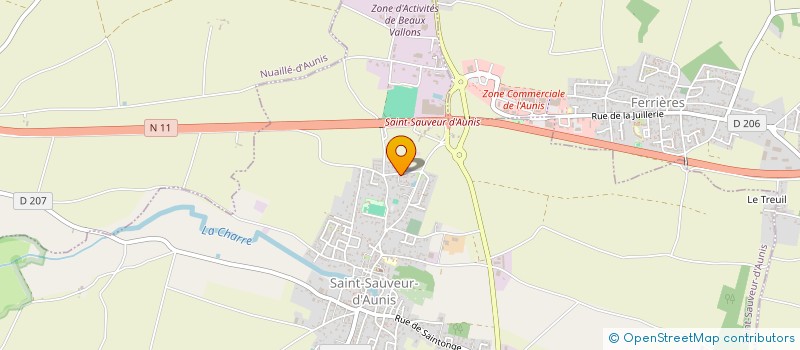 localisation de l'entreprise AMOB  SAINT-SAUVEUR-D'AUNIS