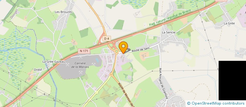 localisation de l'entreprise AMOBATI à DONGES