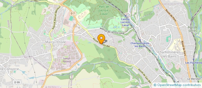 localisation de l'entreprise AMOBLIS HG  MARCY-L'ETOILE