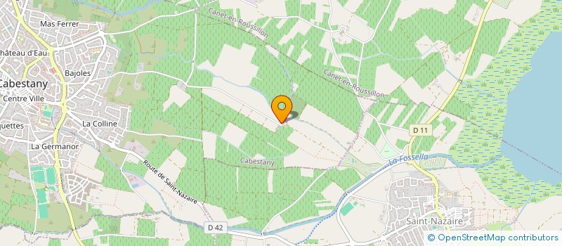 localisation de l'entreprise AMOCET à CABESTANY