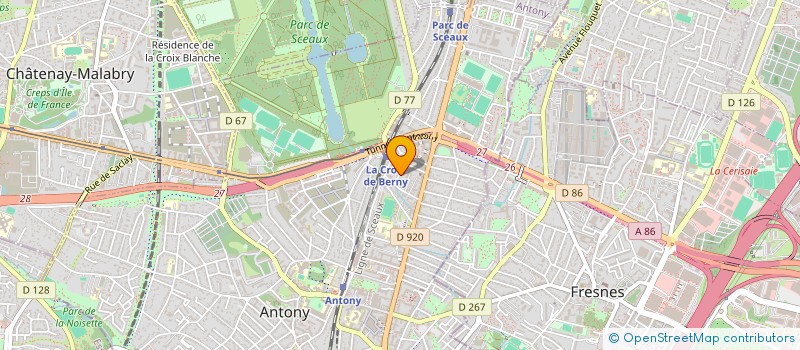 localisation de l'entreprise AMOCO CONSEIL à ANTONY