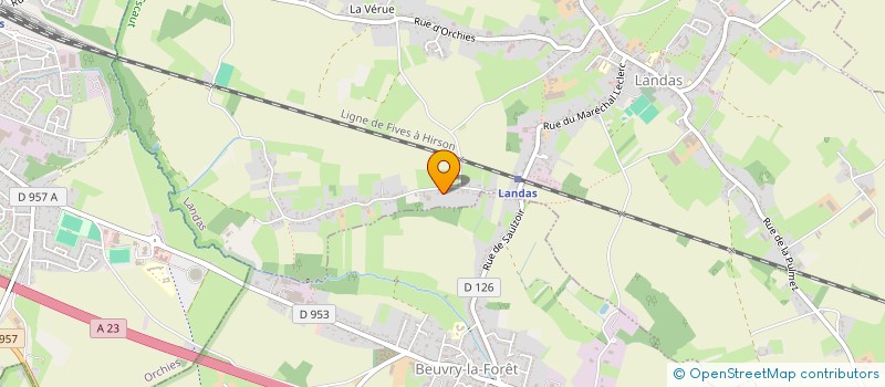 localisation de l'entreprise AMODABO  LANDAS