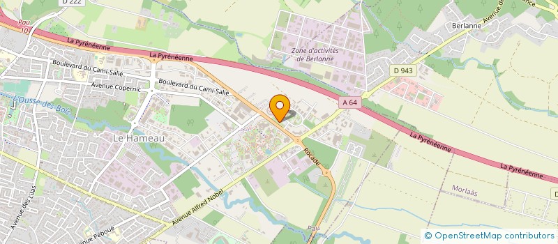 localisation de l'entreprise AMODDEX à PAU