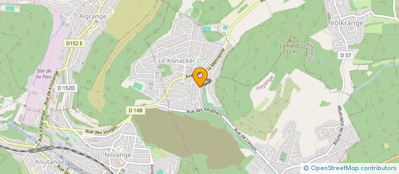 localisation de l'entreprise AMODEO & FILS  HAYANGE