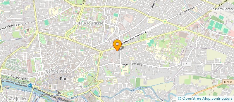 localisation de l'entreprise AMODIA à PAU