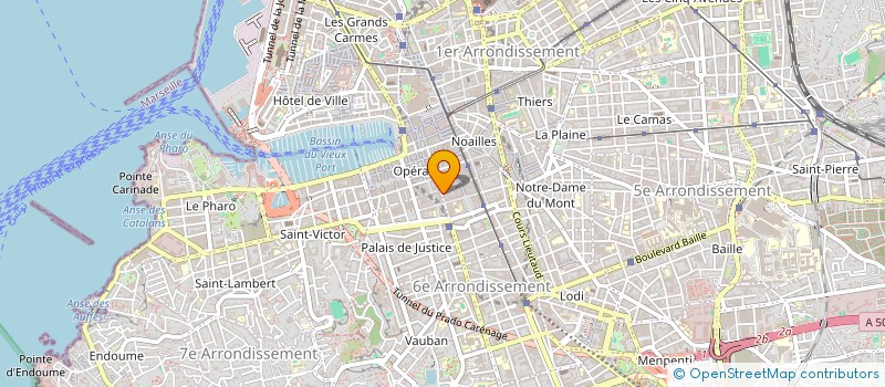 localisation de l'entreprise AMODIO à MARSEILLE