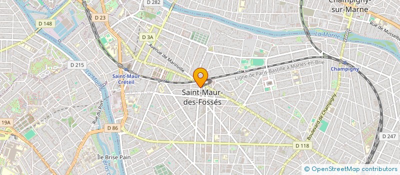 localisation de l'entreprise AMODT à SAINT-MAUR-DES-FOSSES