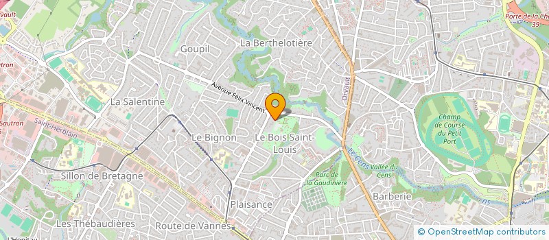 localisation de l'entreprise AMOE LEMAISTRE à ORVAULT