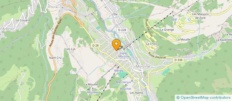 localisation de l'entreprise AMOGEST  MORZINE