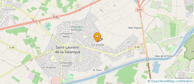 localisation de l'entreprise AMOGHASIDDHI  SAINT-LAURENT-DE-LA-SALANQUE