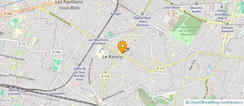 localisation de l'entreprise AMOGUARD SERVICES à LE RAINCY
