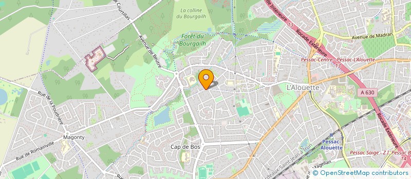 localisation de l'entreprise AMOK BITS  PESSAC