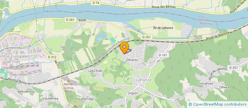 localisation de l'entreprise AMOKA à LAHONCE
