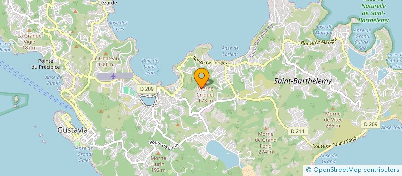 localisation de l'entreprise AMOKEY à SAINT-BARTHELEMY